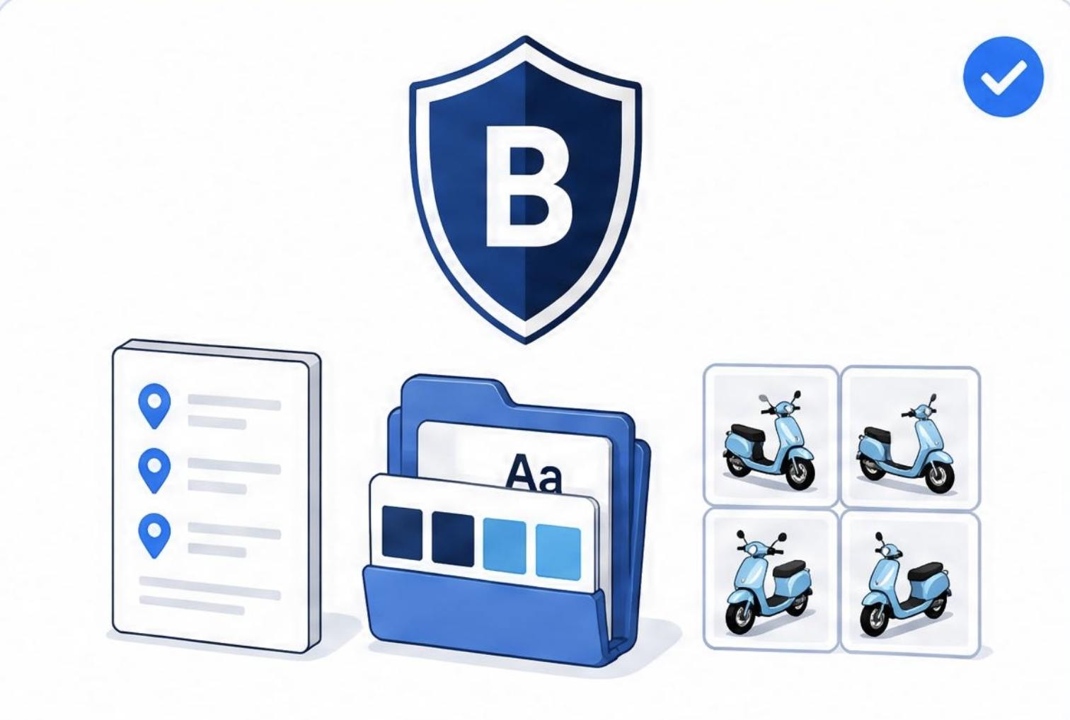 Dealer list, brand assets folder, and product imagery you provide to AdMitra at the start of the pilot